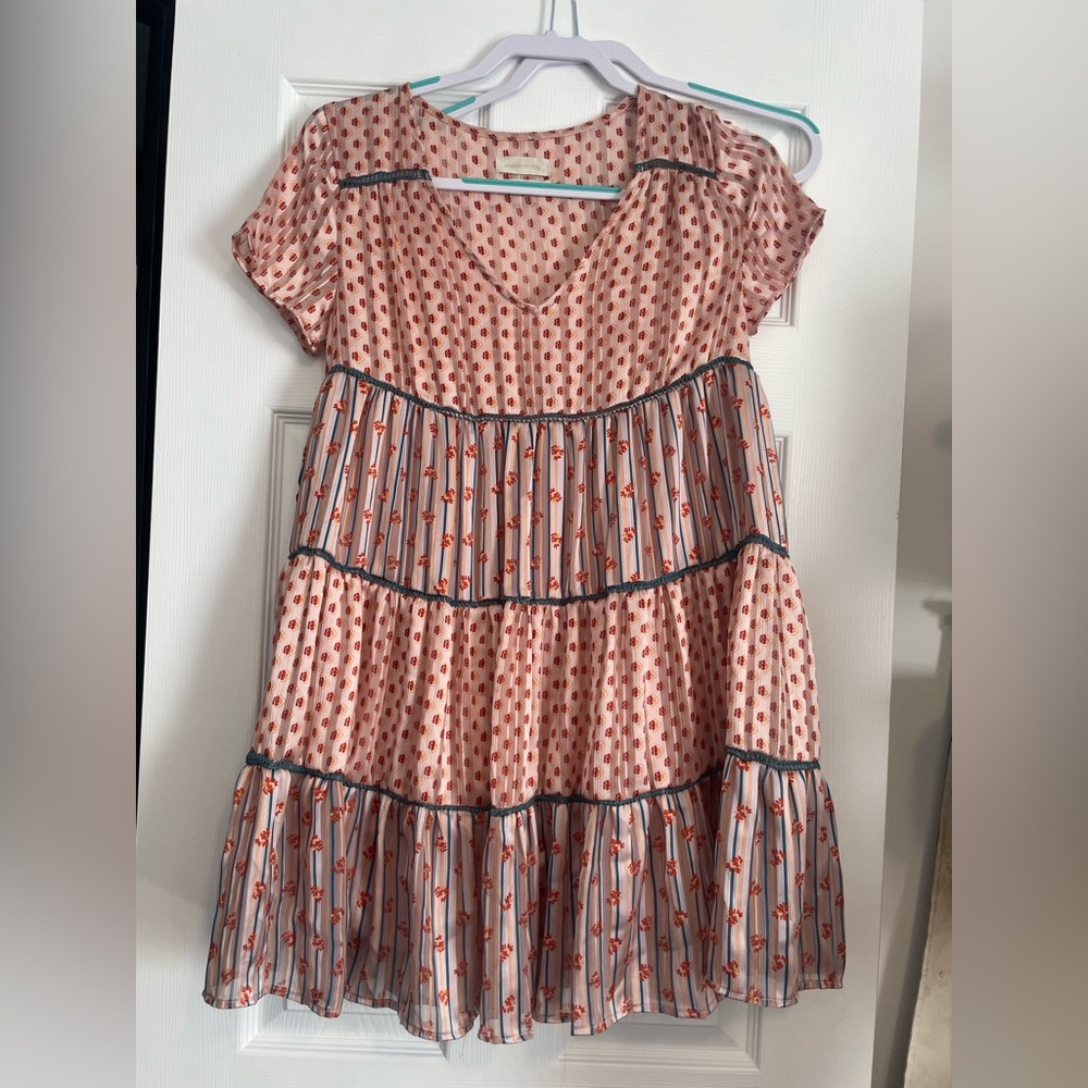 Urban outfitters XS UO Pippa Chiffon Tiered Mini Dress.